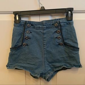 BDG High Rise Shorts Daisy Dukes Pin-up Style